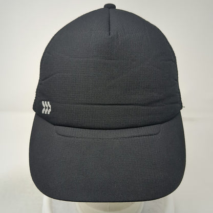 All In Motion Baseball Cap Black One Size Mesh Back Reflective Adjustable Hat