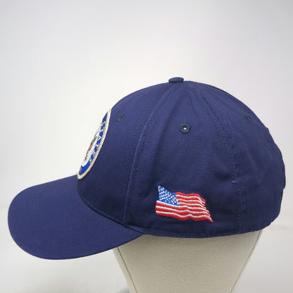 K & S Unique LLC Baseball Cap Blue One Size US Navy Military Flag USA Made Hat
