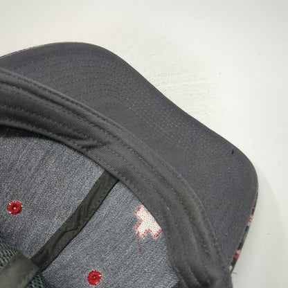 Port Authority Trucker Hat Gray One Size Digital Camo Red Cross Mesh Snapback