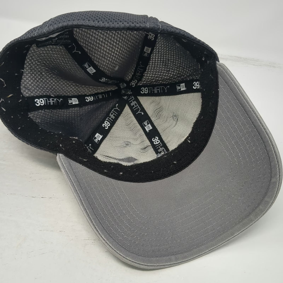 New Era Baseball Cap Gray M Rocky Mountain Agronomics Mesh Stretch Fit Hat
