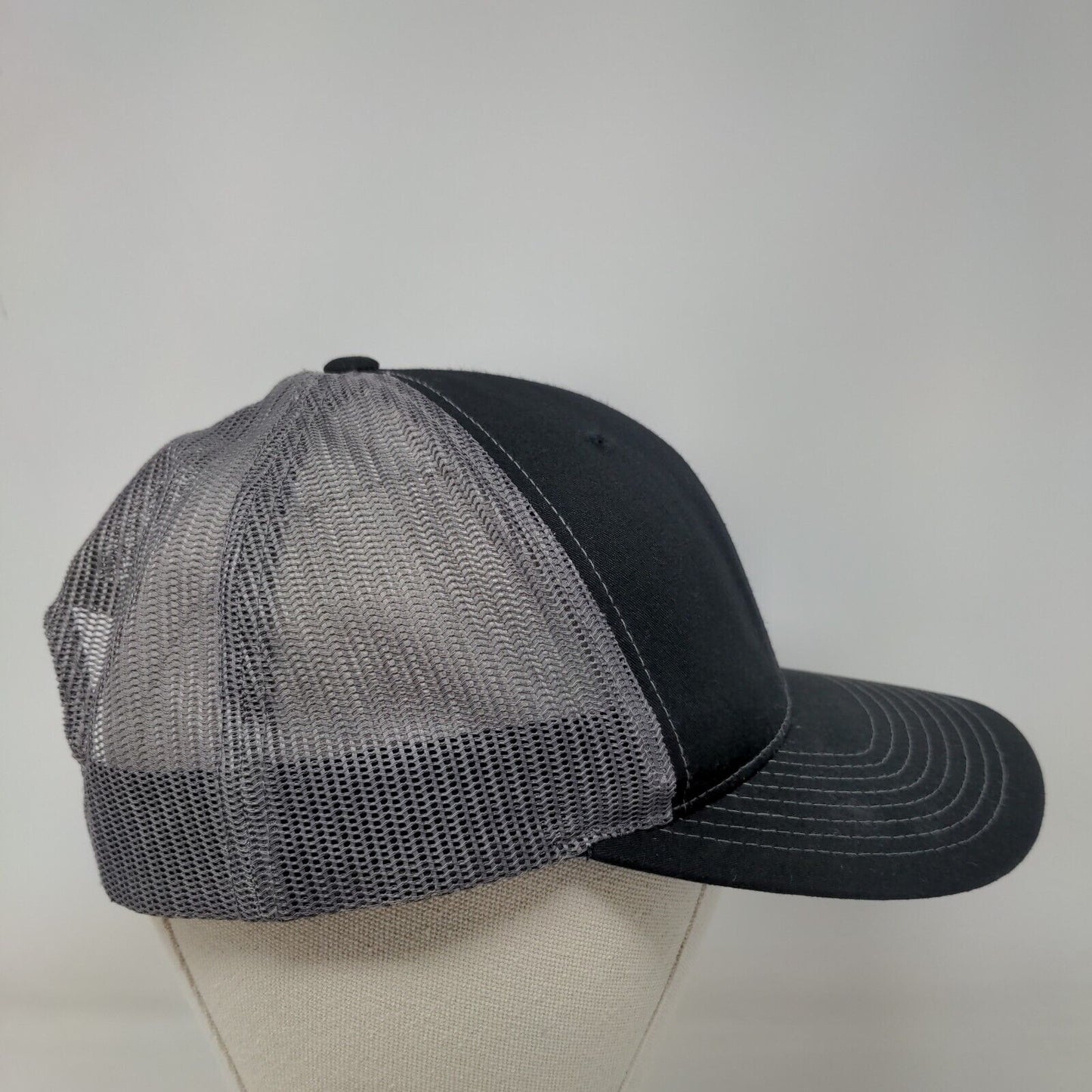 Maxx Environmental Snapback Mesh Back Trucker Hat Black One Size Colorblock