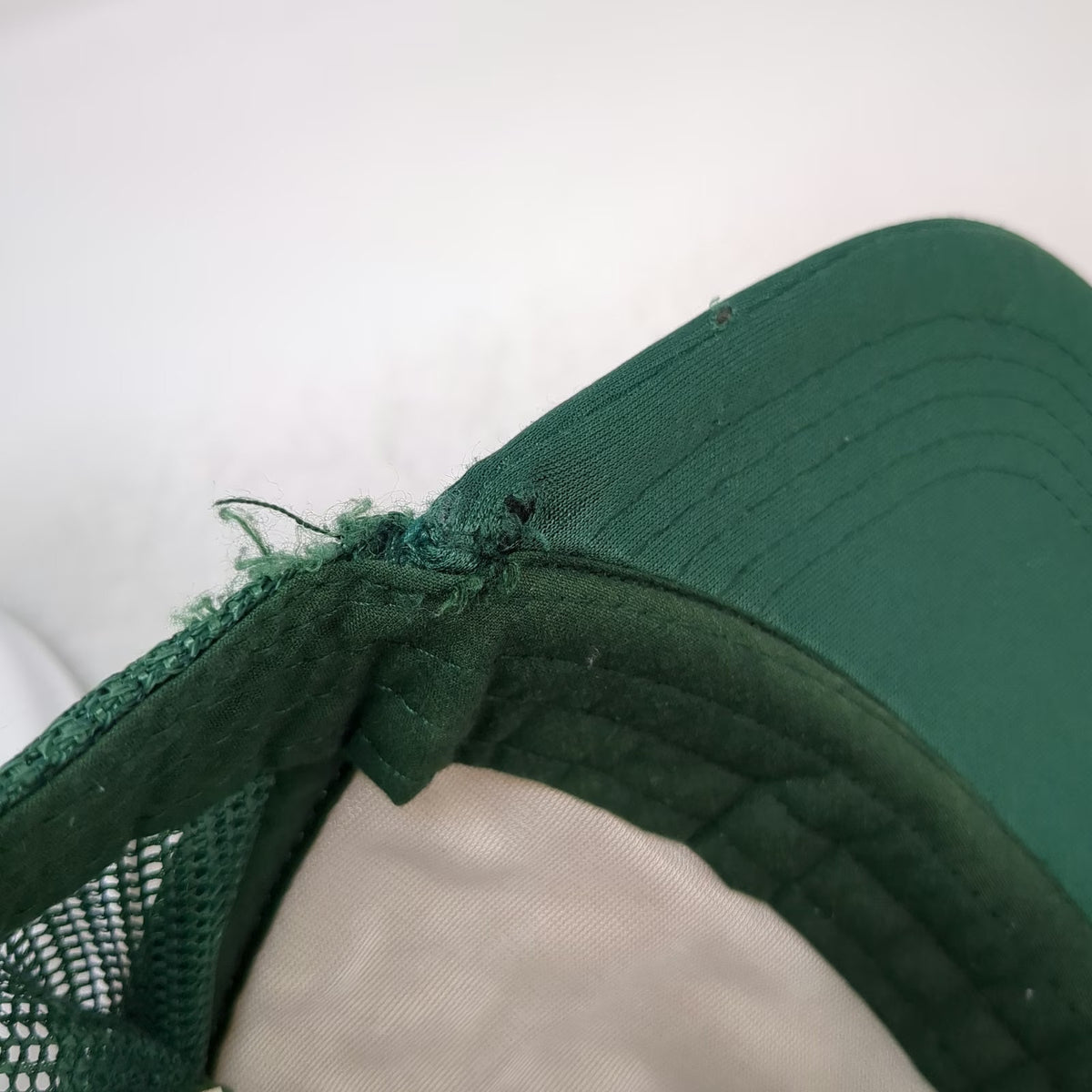 American Needle Trucker Hat Green One Size Miller High Life Mesh Snapback Rope