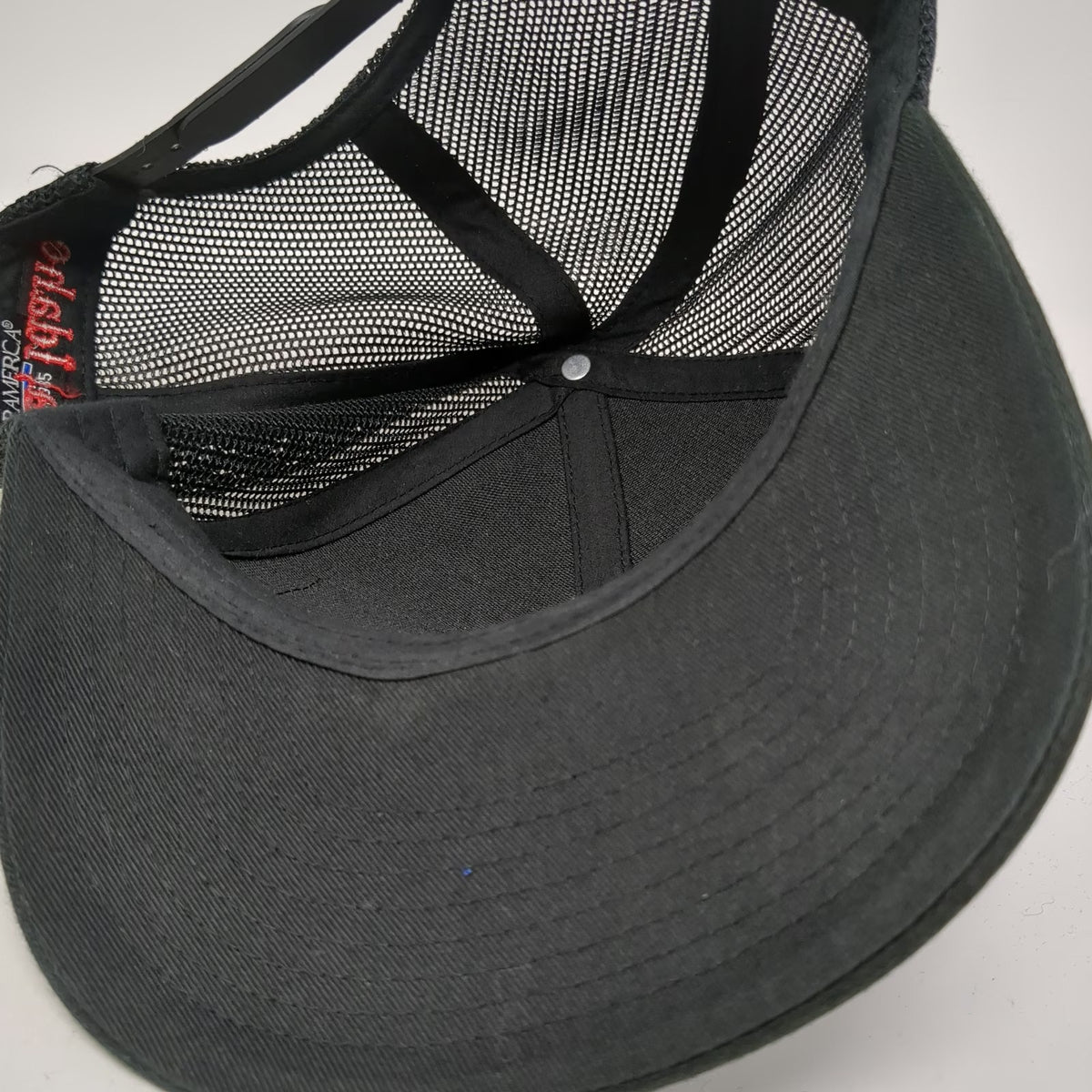 Cap America Trucker Hat Black One Size Snake River Stampede Rodeo Nampa Idaho