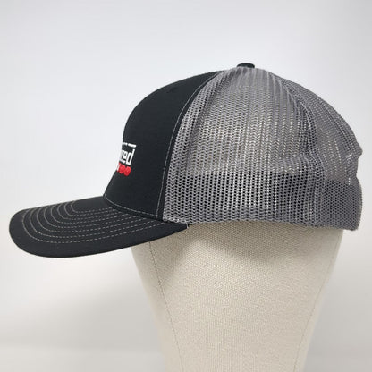 Richardson Trucker Hat Black One Size Advanced Heating Cooling Mesh Snapback