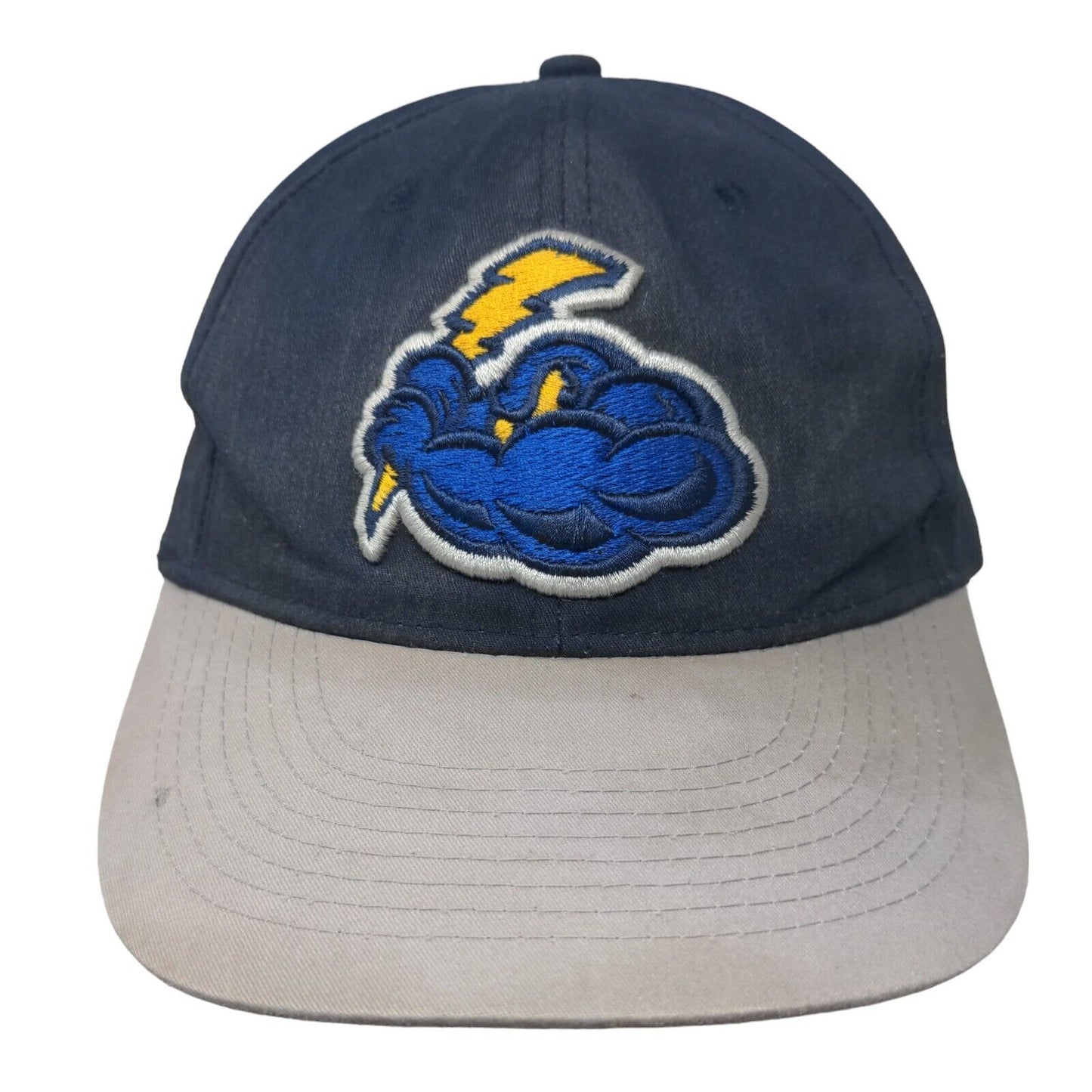 OC Sports Men's Strapback Hat Blue OSFM Embroidered Tulsa Golden Hurricane Logo