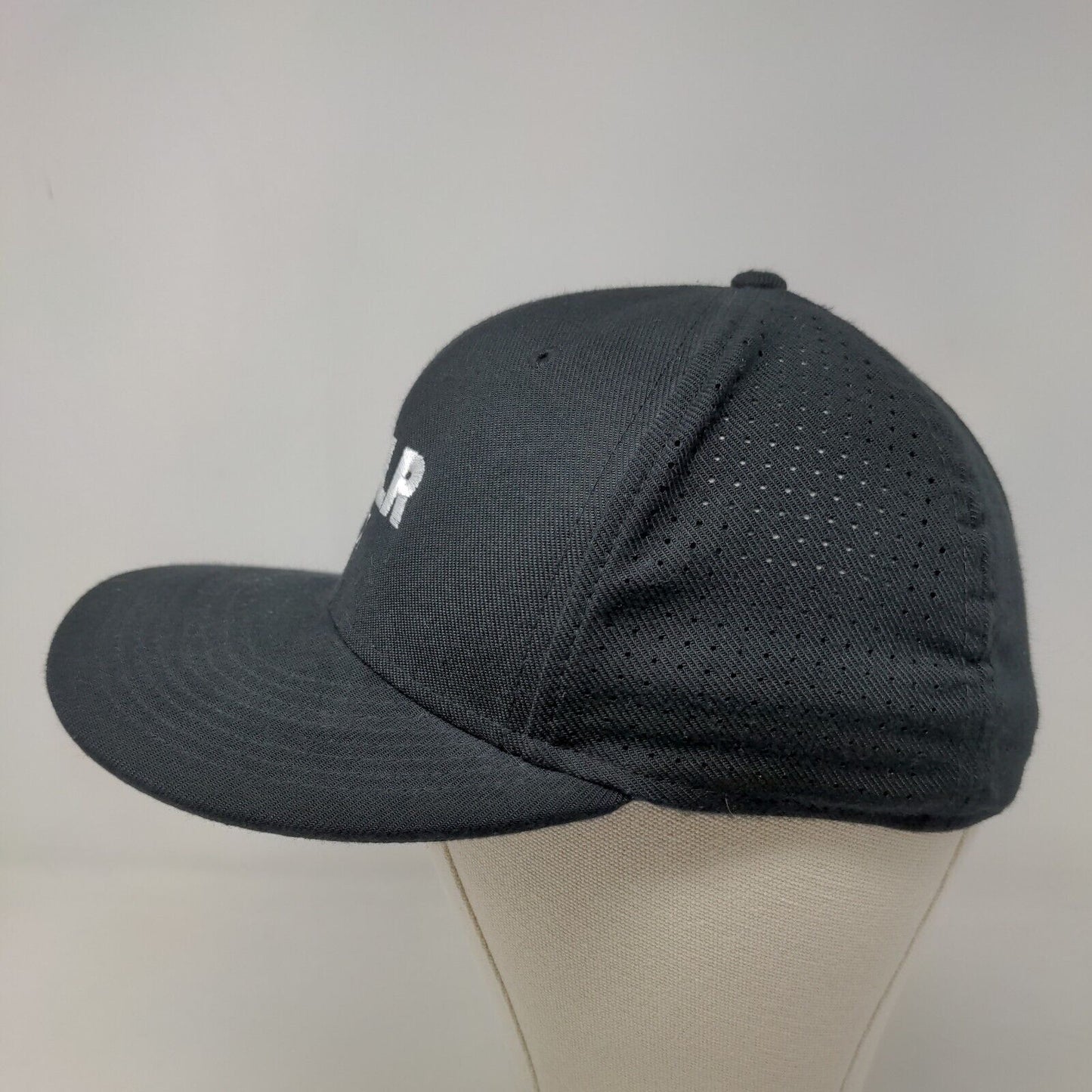 Nike True Dri Fit Men's Fitted Mesh Back Hat Black Size S/M Embroidered VSLR