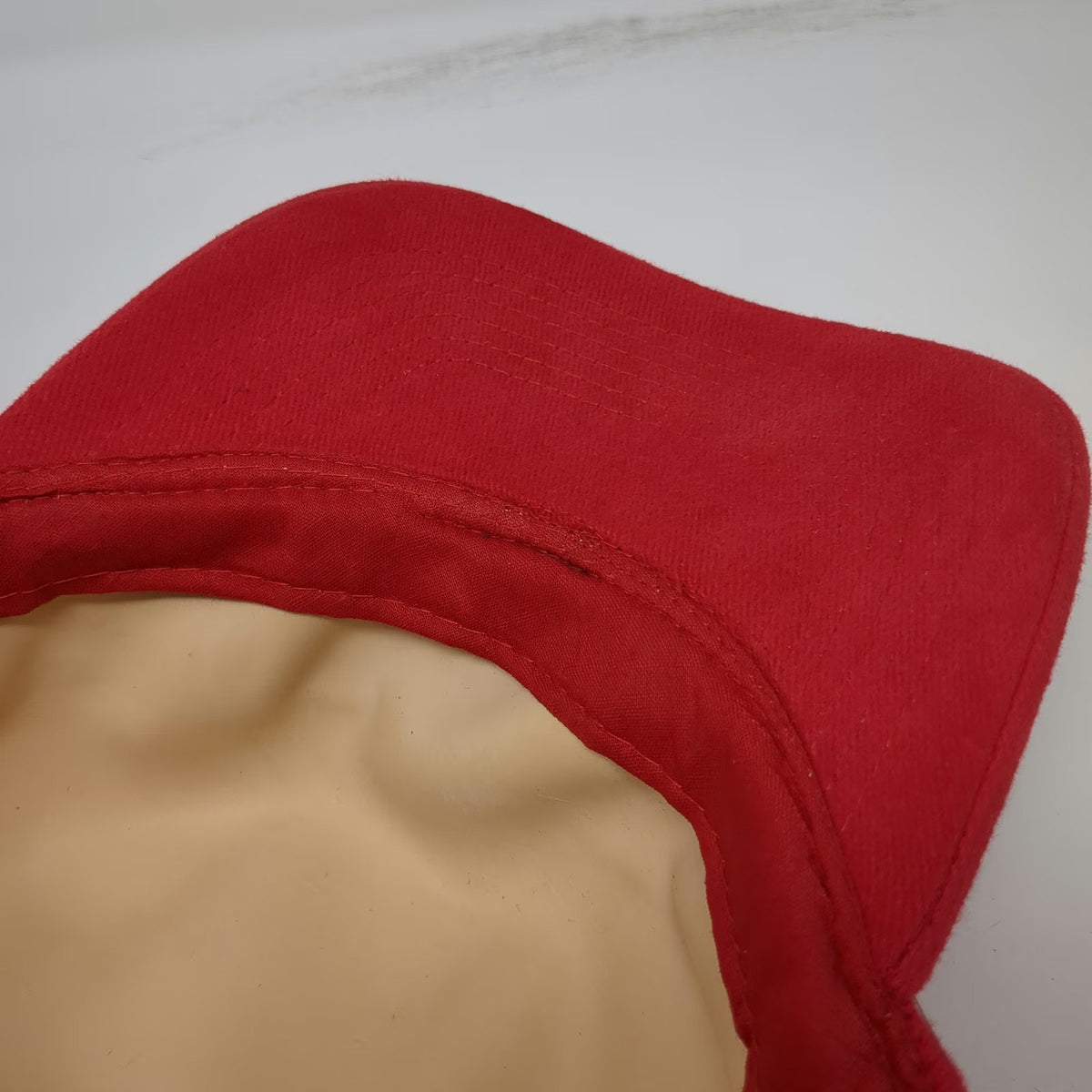 Laid Back Baseball Cap Red One Size Over Combing 40 Strapback Cotton Hat Gift