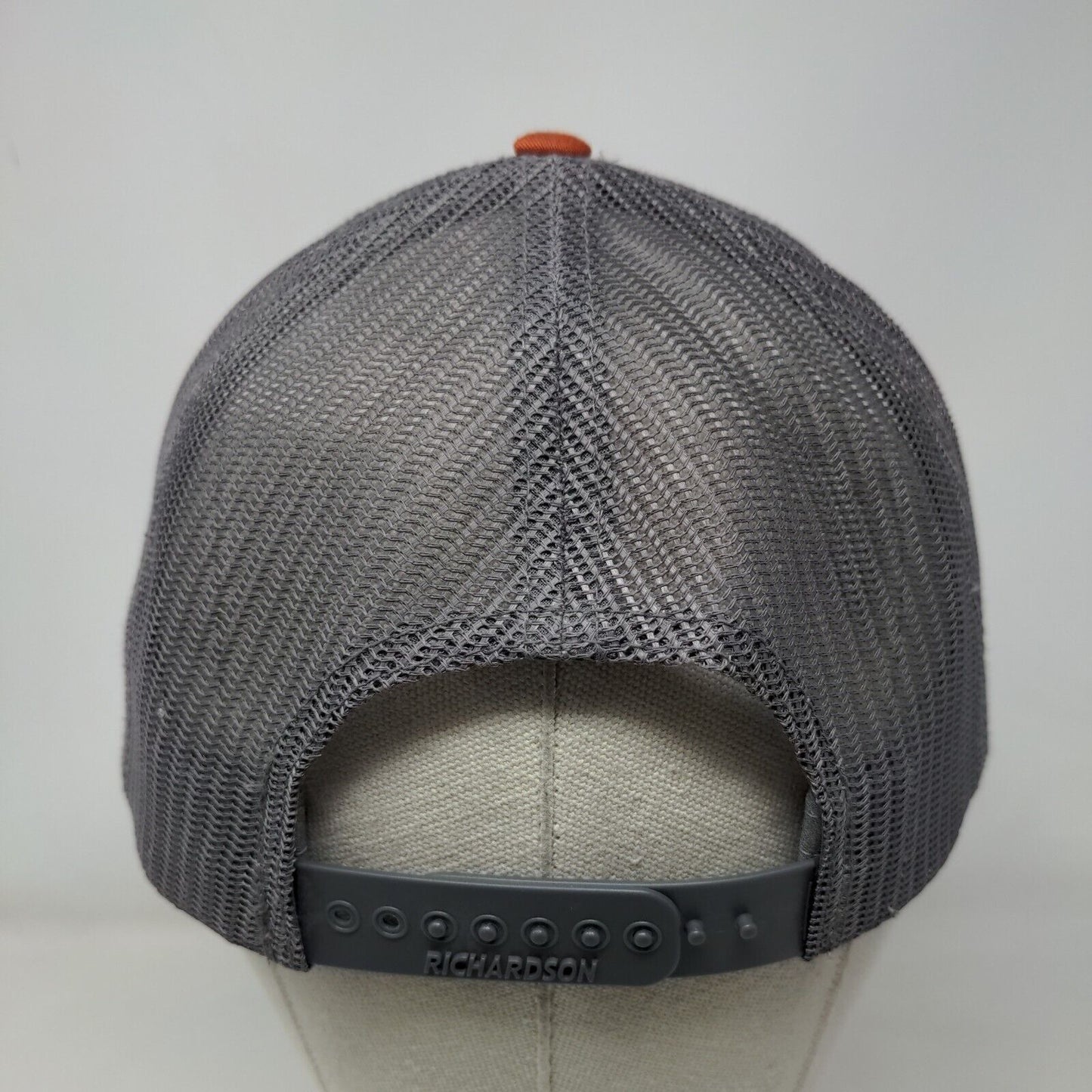 Richardson Snapback Trucker Hat Multicolor One Size Embroidered Mesh Back