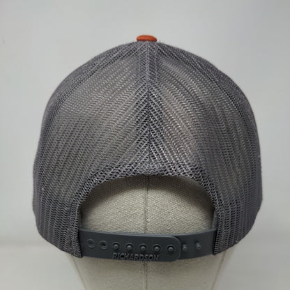 Richardson Snapback Trucker Hat Multicolor One Size Embroidered Mesh Back