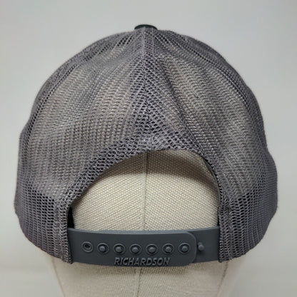 Maxx Environmental Snapback Mesh Back Trucker Hat Black One Size Colorblock