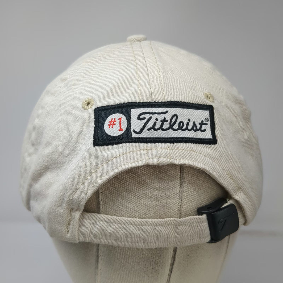 Titleist Baseball Cap Beige One Size FootJoy FJ Adjustable Cotton Green Blue hat