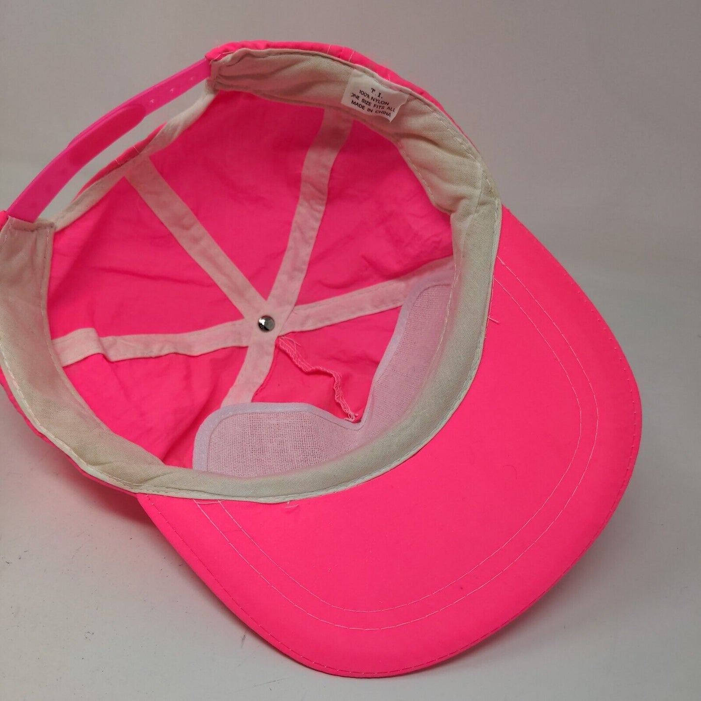 T.I Women's Snapback Hat Pink Size OSFA Graphic Logo 100% Nylon