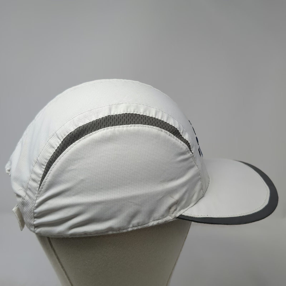 Baseball Cap White One Size Barbados Flag Performance Mesh Strapback Hat Trident