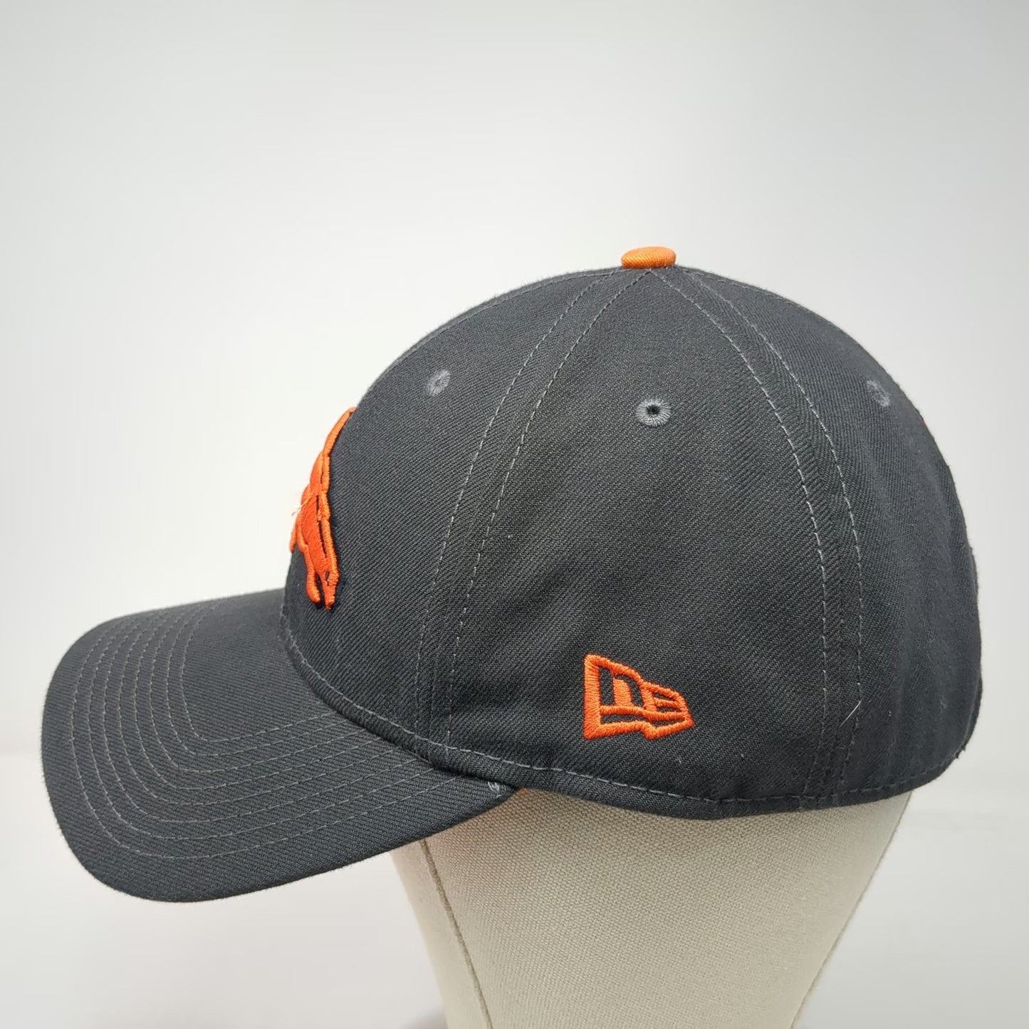 Denver Broncos NFL New Era Gray Orange One Size Cap Strapback Curved Brim