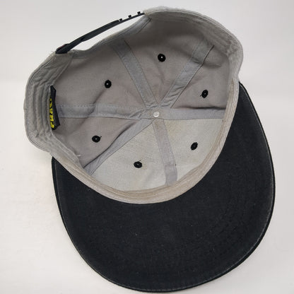 Crash Bandicoot Snapback Hat Gray One Size Adjustable Embroidered Num Skull