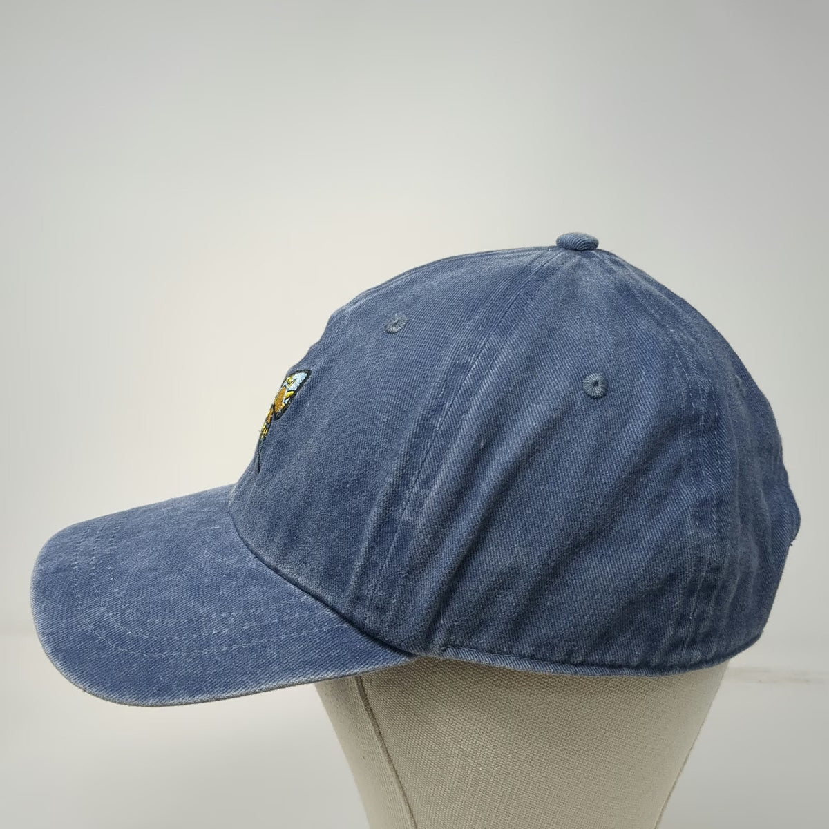 Wild Fable Baseball Cap Blue One Size Butterfly Sun Moon Cotton Slideback Hat