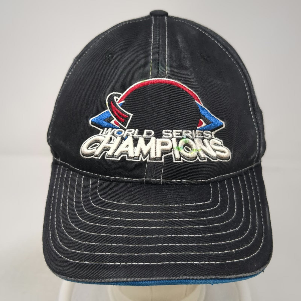 New Era MLB World Series Champions Baseball Cap Black One Size Strapback Hat