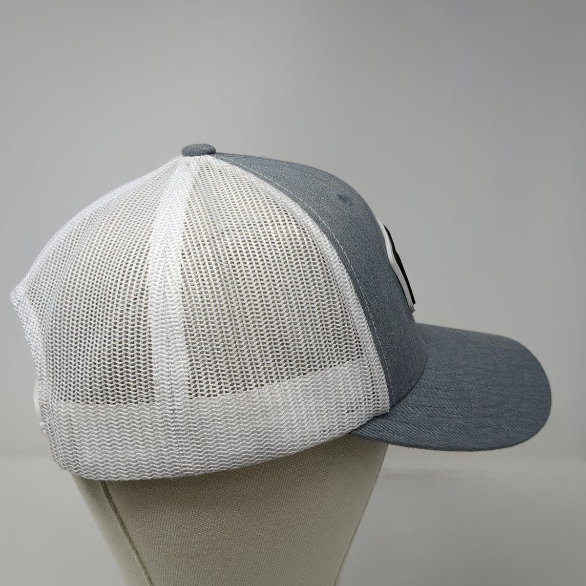Yupoong Trucker Hat Gray One Size The Truck Stop San Pedro Belize Mesh Snapback