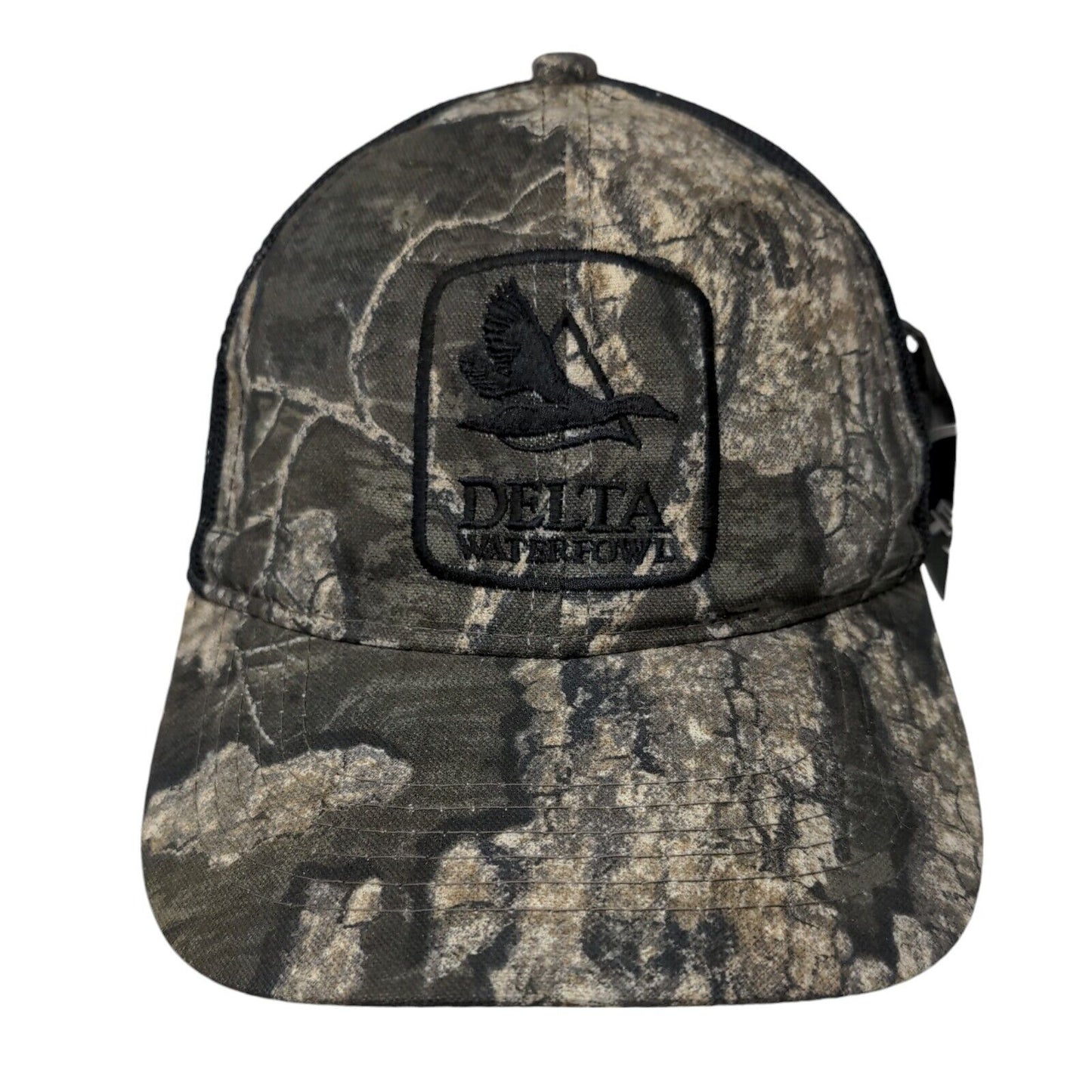 Delta Waterfowl Snapback Trucker Hat Camouflage OSFM Mesh Back Outdoor Cap