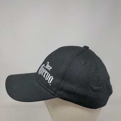 Jose Cuervo Slideback Hat Black OSFM Adjustable Embroidered Quake City Caps