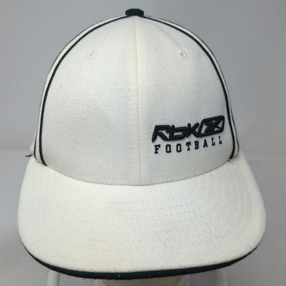 Reebok Rbk Football White One Size Baseball Cap Stretch Fit Pennington Hat