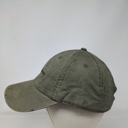 Ask Your Mother Slideback Hat Greenish-Brown One Size Embroidered