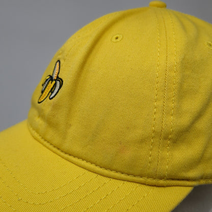 Banana Strapback Hat Yellow One Size Adjustable Embroidered Forever 21