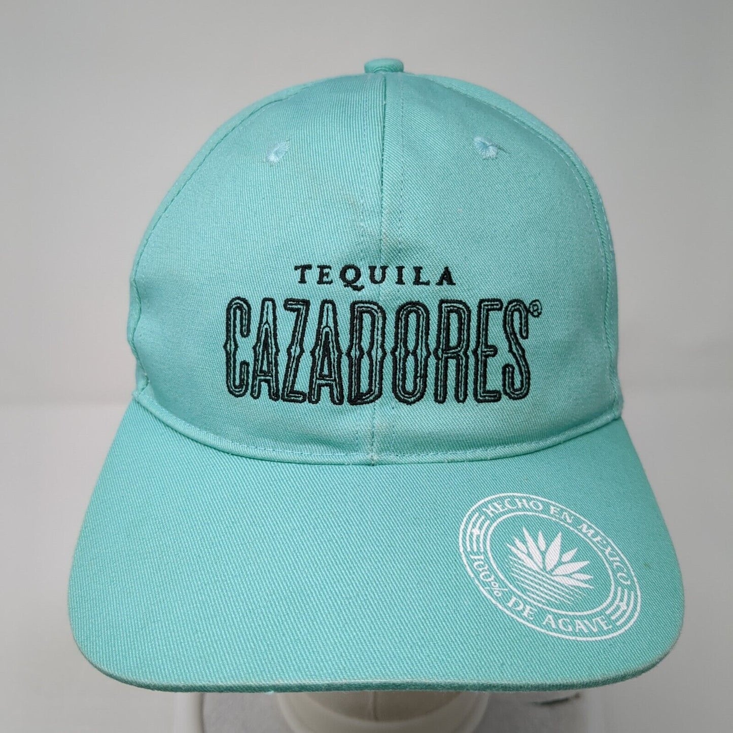 Cazadores Tequila Strapback Hat Blue One Size Adjustable Embroidered