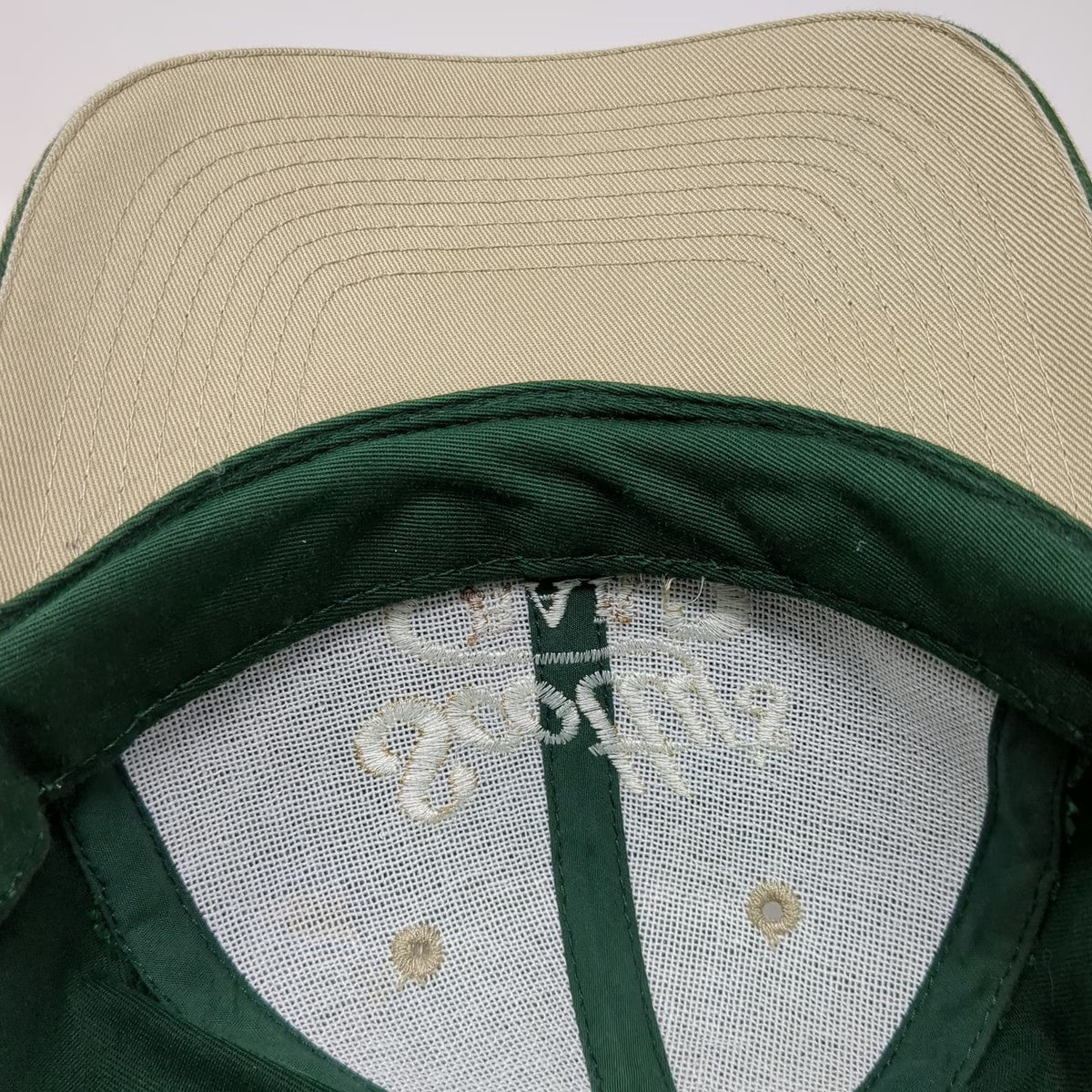 OTTO Green Beige One Size Baseball Cap Hat Scotty's Bar Kalispell MT Strapback