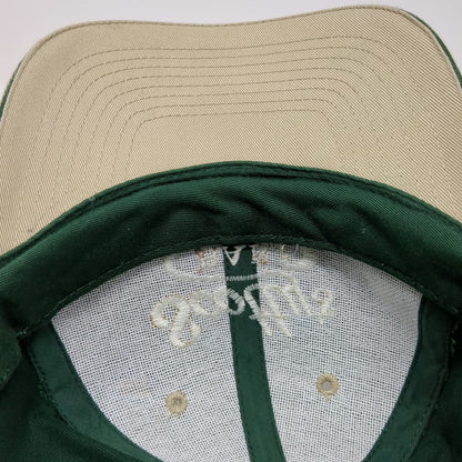 OTTO Green Beige One Size Baseball Cap Hat Scotty's Bar Kalispell MT Strapback