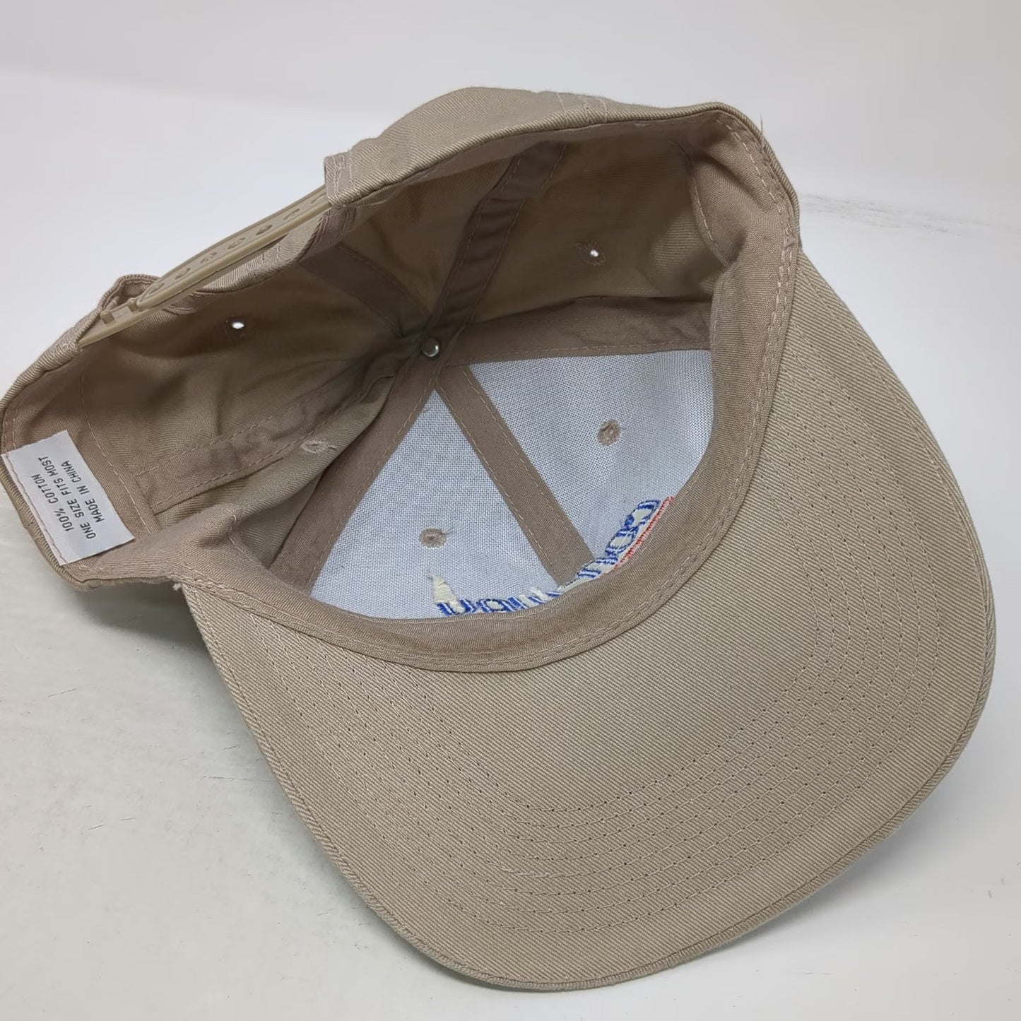 Con-Way Air Freight Logistics Snapback Beige One Size Embroidered Cotton Hat