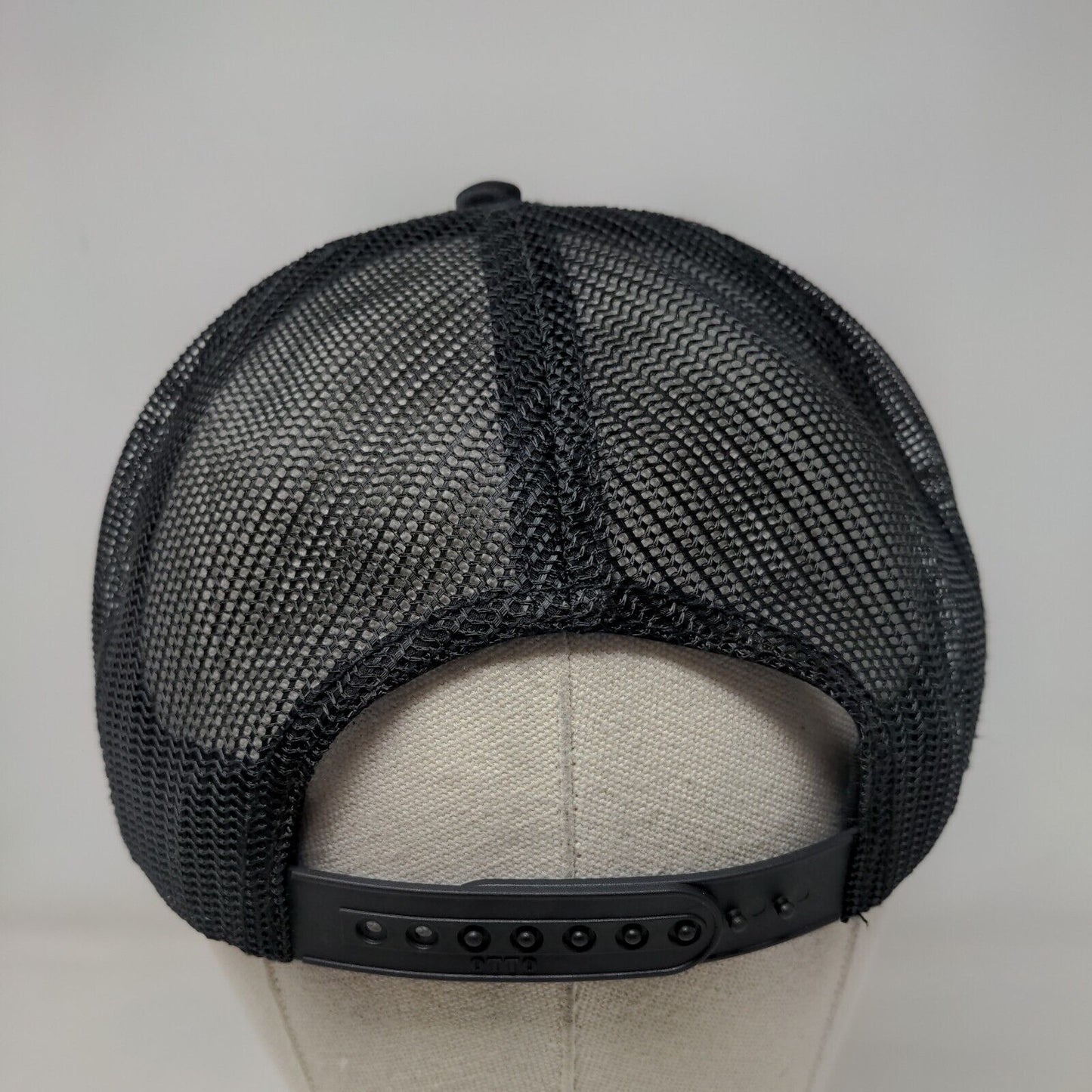 Bottle Snapback Trucker Hat Black OSFM Adjustable Embroidered Otto Polyester