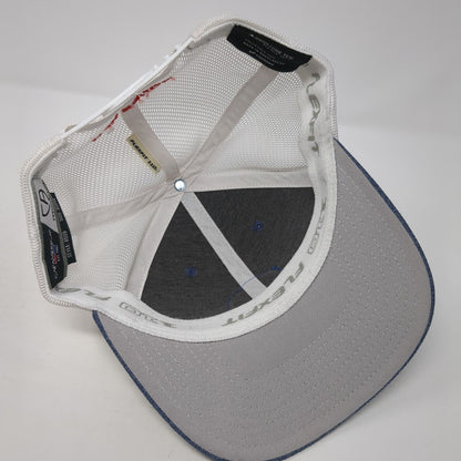 ACH Seeds Snapback Trucker Hat Blue OS Flexfit Adjustable Mesh Back Cap America