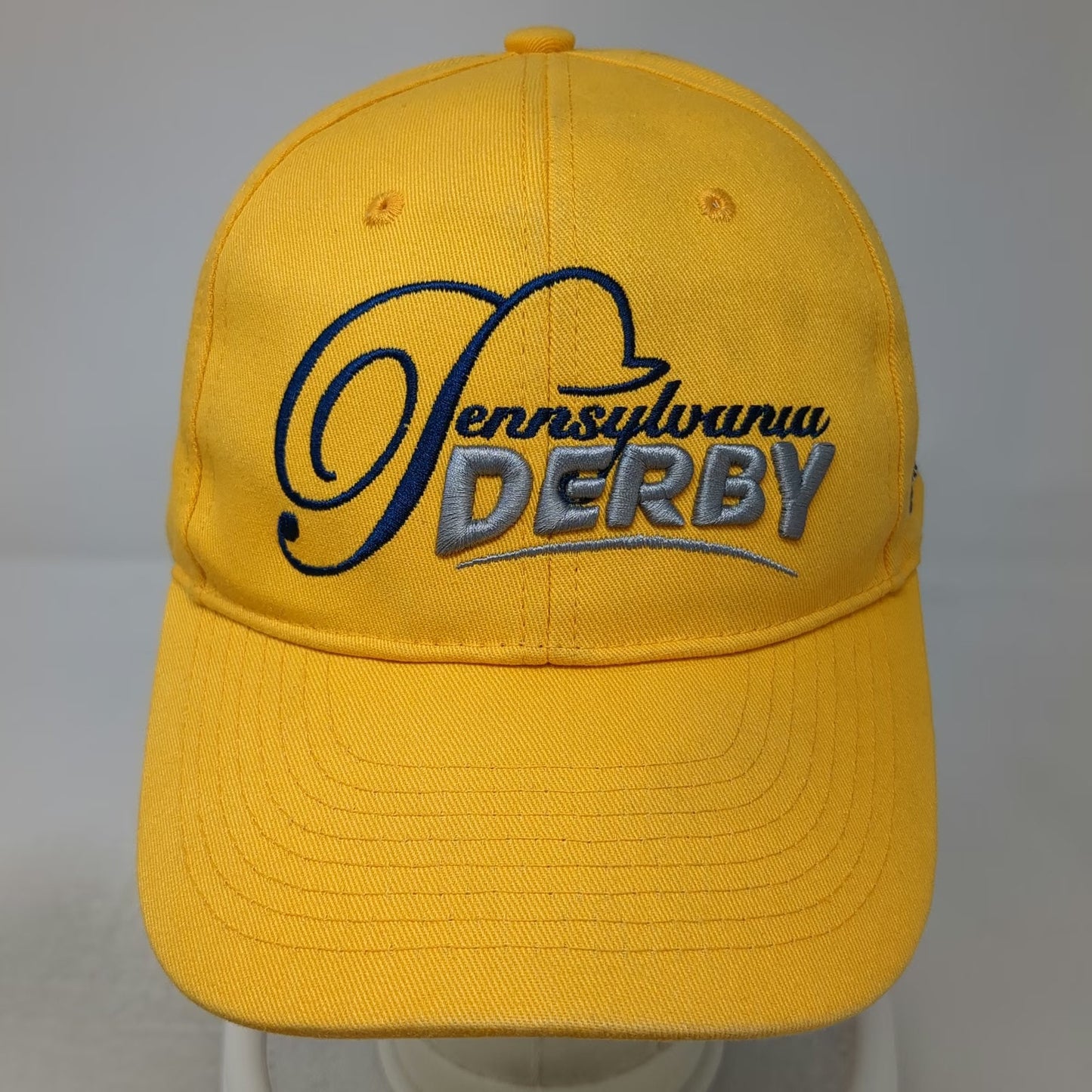 Yellow Baseball Cap One Size Pennsylvania Derby Parx Racing Cotillion Hat Logo