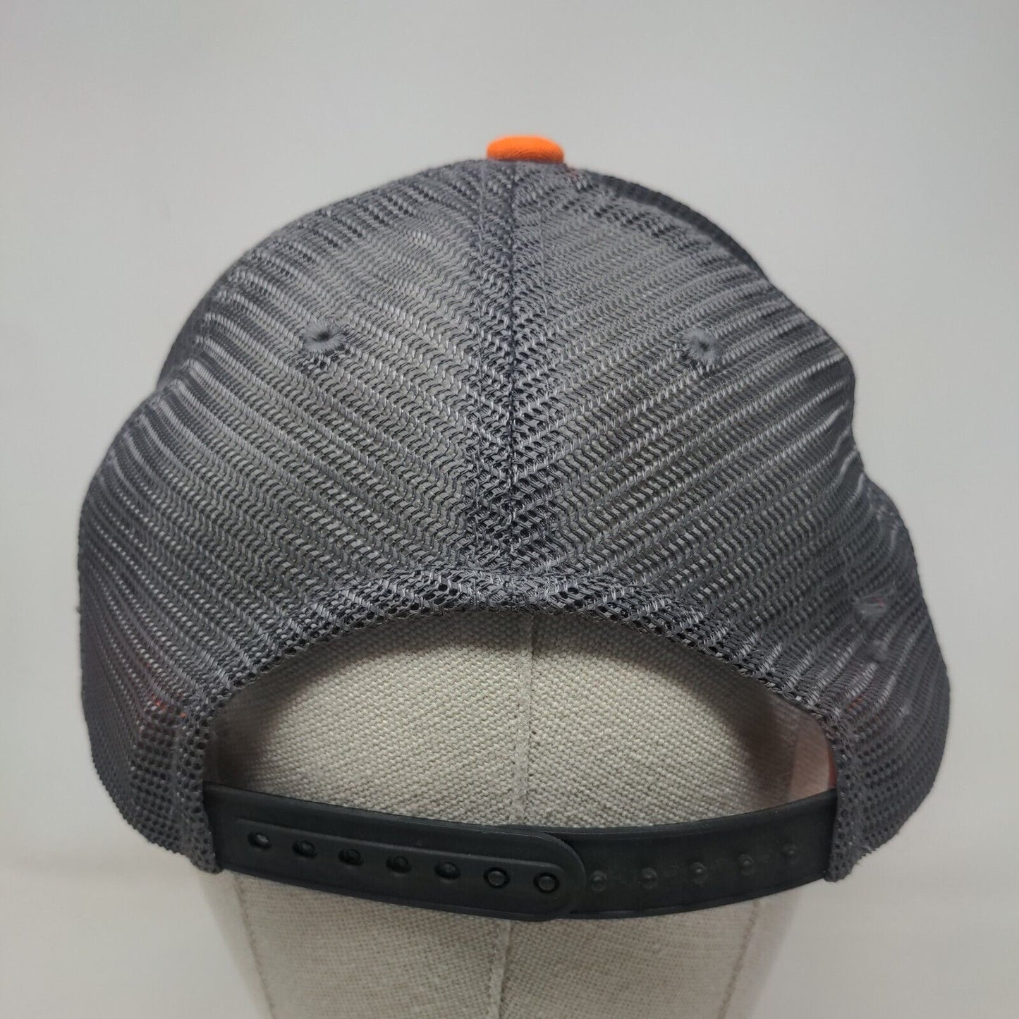 Clemson Tigers Snapback Mesh Back Trucker Hat Multi One Size Colorblock