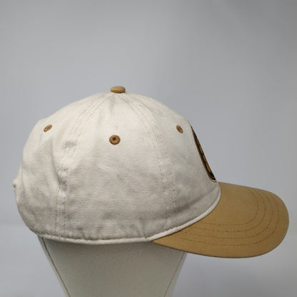 Pukka 3rd Stone Hawaii Snapback Hat Beige One Size Cotton Two Tone Gold Surf