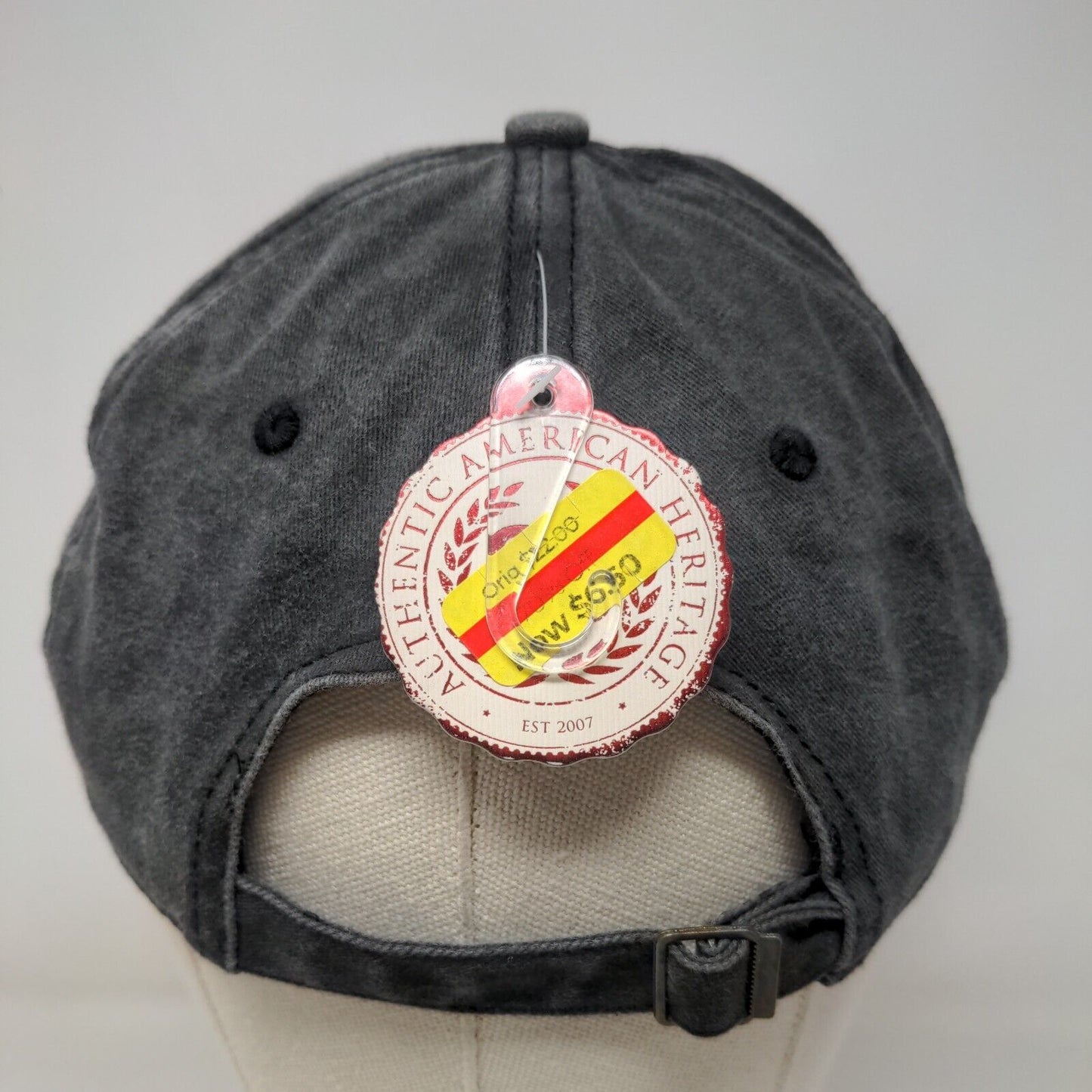 Futurist Slideback Hat OS Gray Embroidered W/Tags Authentic American Heritage