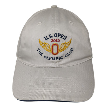 US Open 2012 The Olympic Club Slideback Hat Beige One Size USGA Member