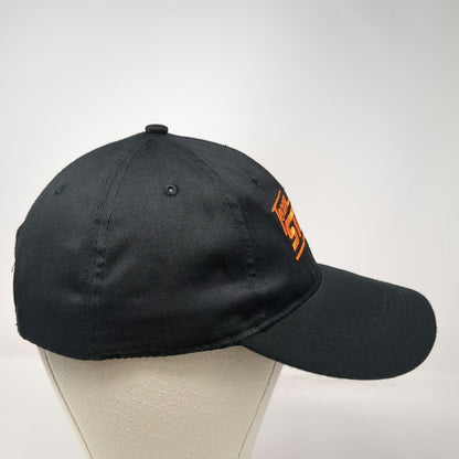 Stihl Snapback Black Orange One Size 6 Panel Embroidered Team Logo Hat Workwear