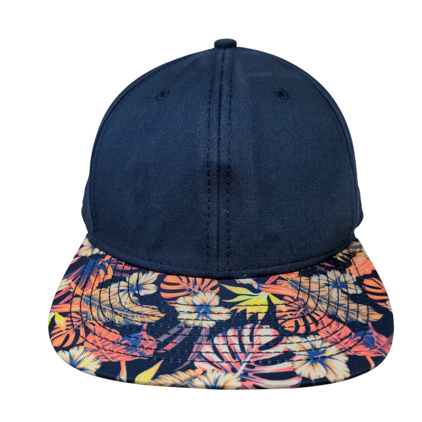 No Boundaries Snapback Hat Multicolor One Size Floral Adjustable 6 Panel