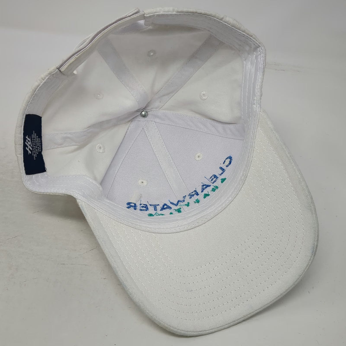 Hit Clearwater Analytics Baseball Cap White One Size Cotton Strapback Hat