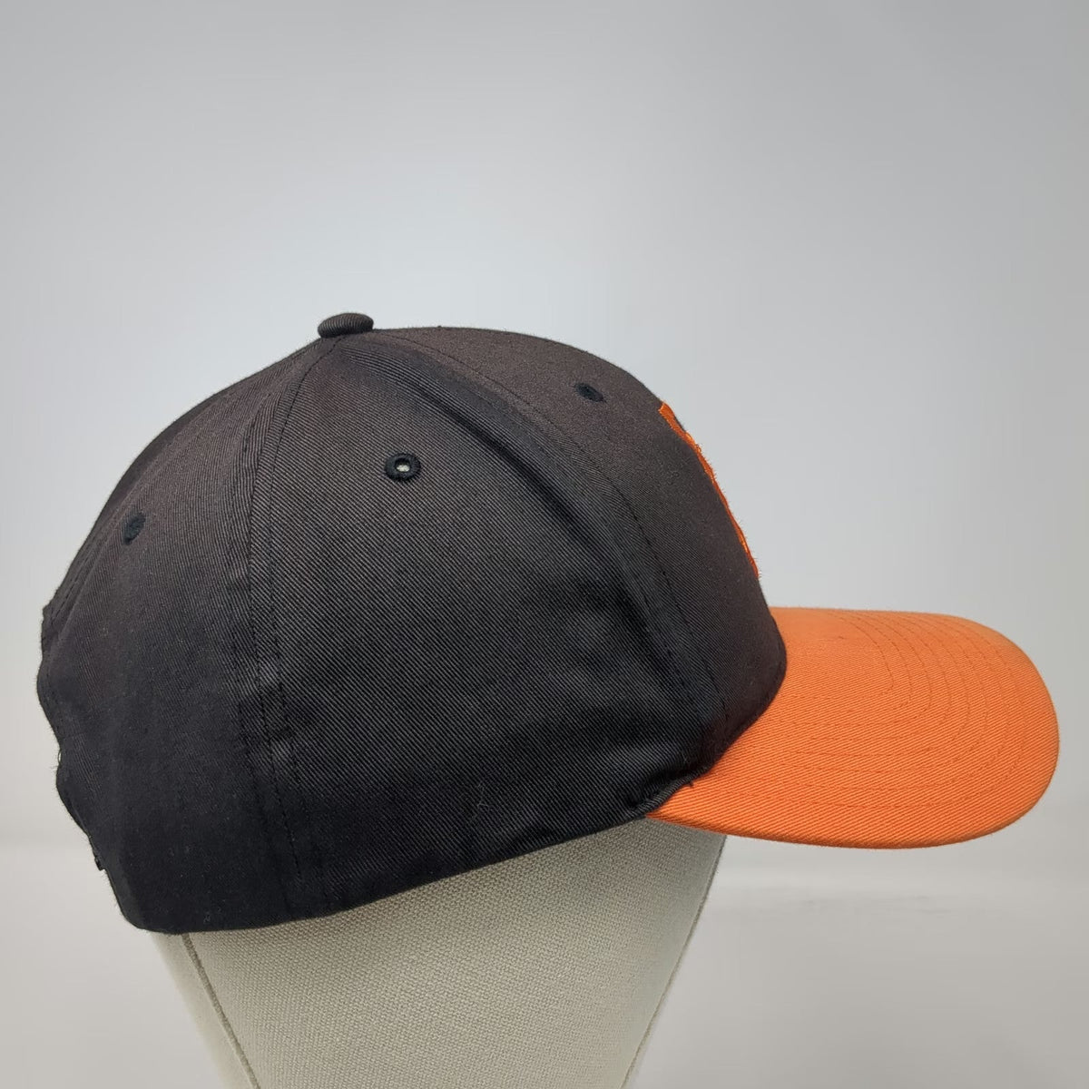 '47 Brand San Francisco Giants MLB Snapback Hat Black Orange One Size OSFM Logo