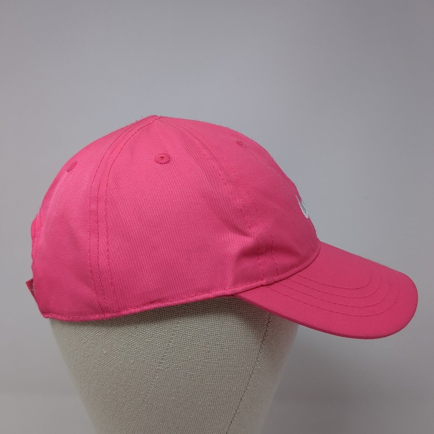 Nike Strapback Hat Pink 4-6X Adjustable Embroidered Swoosh 6 Panel Just Do It