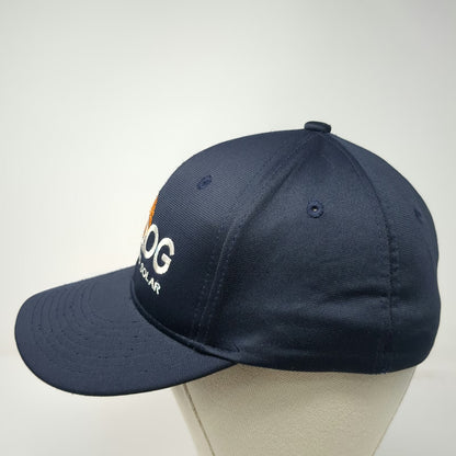 Sweet Caps Baseball Cap Blue M Big Dog Satellite and Solar Stretch Fit Hat