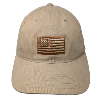 Flexfit Baseball Cap Beige XL Subdued American Flag Tactical Fitted Hat