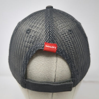Hilti Baseball Cap Gray One Size Mesh Back Adjustable Construction Tool Hat