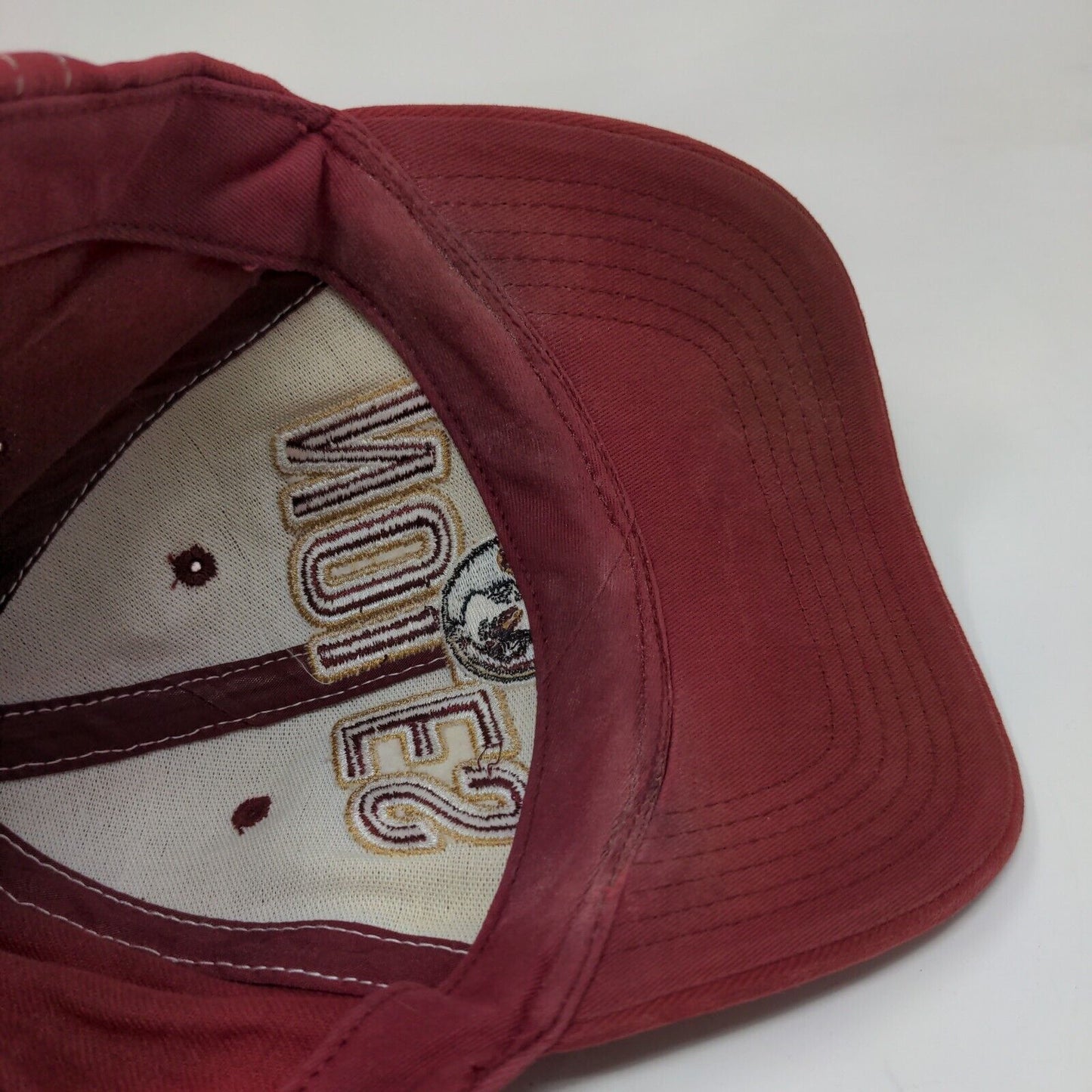 Florida State Seminoles 'Noles Strapback Hat Red Embroidered Logo NCAA