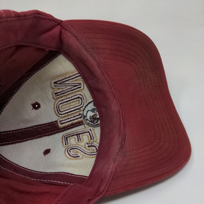 Florida State Seminoles 'Noles Strapback Hat Red Embroidered Logo NCAA