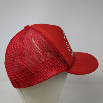 Trucker Hat Red One Size Power Burst Facility INEL Emergency Response Brigade