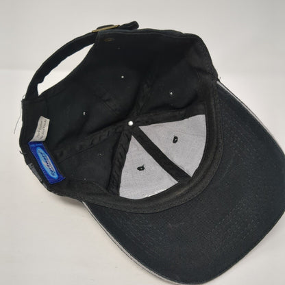 Hawaii Slideback Hat Black One Size Adjustable Embroidered 6 Panel